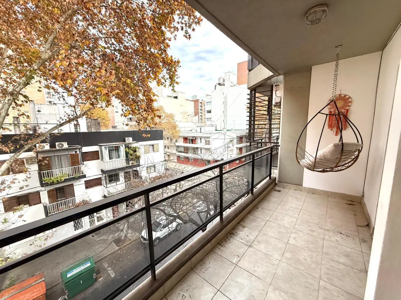 Departamento de 1 dormitorio con doble balcón y parrillero 4