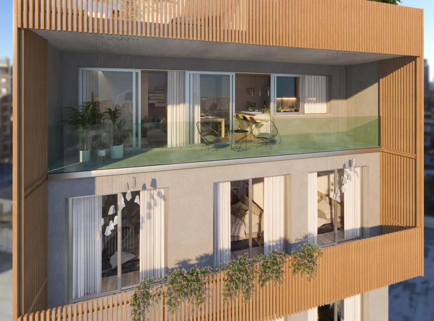 Departamento de 3 Dormitorios Dúplex   terraza a metros del rio y Bv. Oroño 5