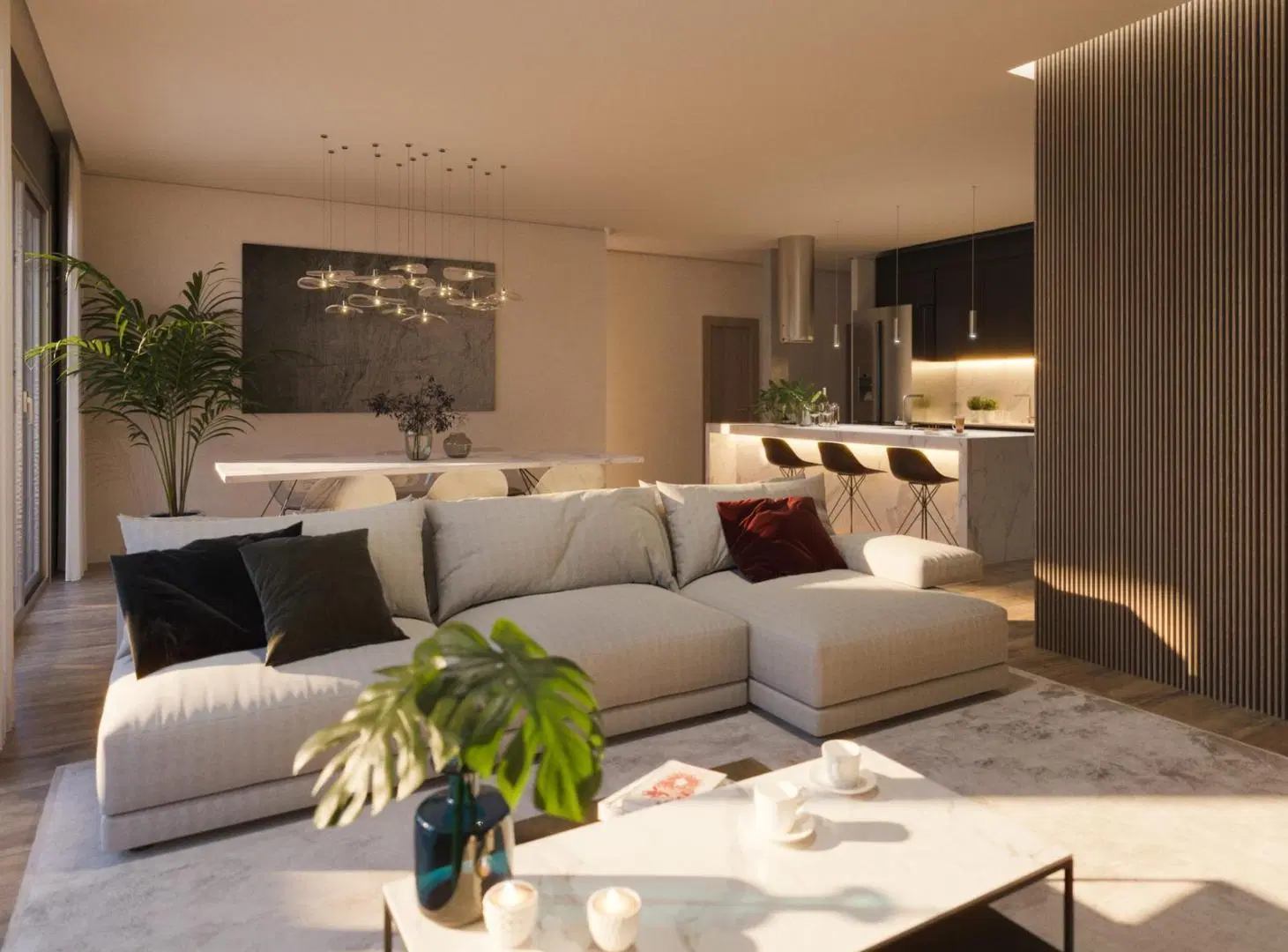 Departamento de 3 Dormitorios Dúplex   terraza a metros del rio y Bv. Oroño 4