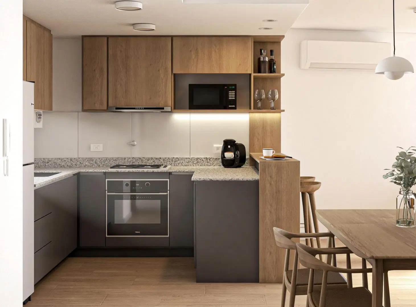 Departamento de 2 dormitorios a metros de Av. Pellegrini 8
