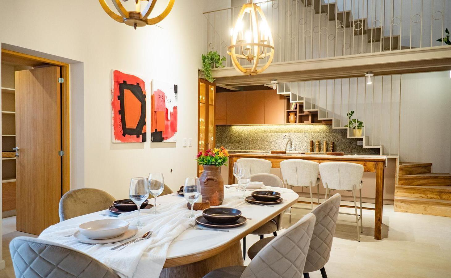 Foto de Casa de pasillo de 3 dormitorios con jardín y pileta en zona río, imagen 2