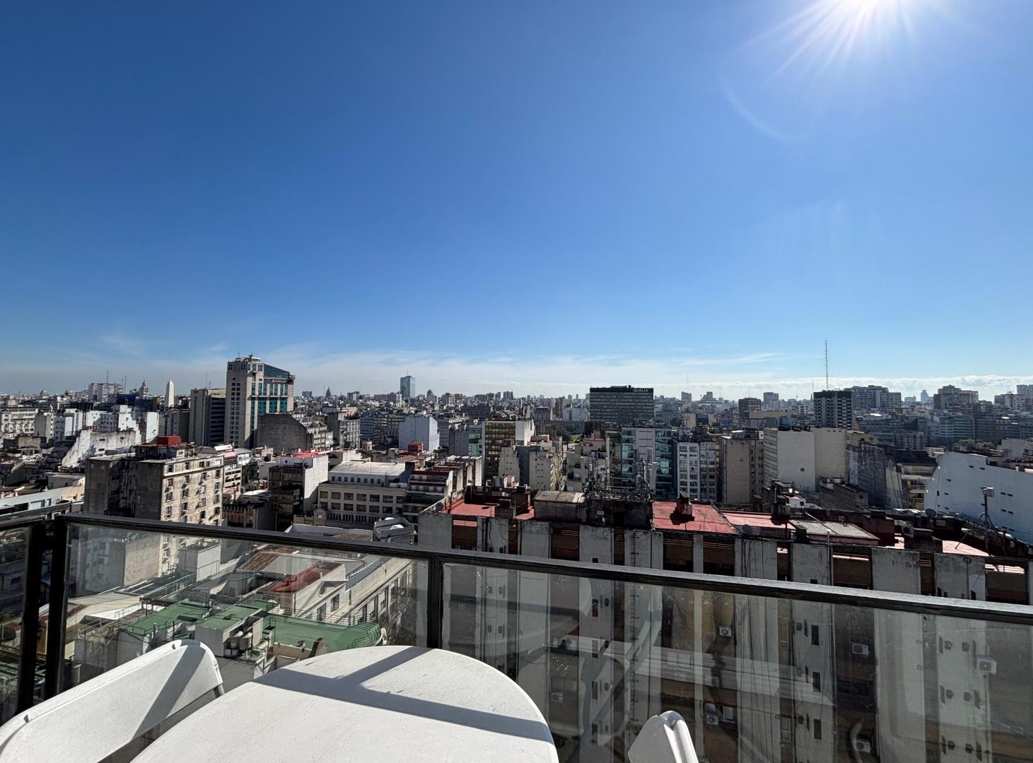 Inversión Perfecta: Renta Inmediata. Ideal 2 Ambientes piso 19 Balcón aterrazado, vista panorámica