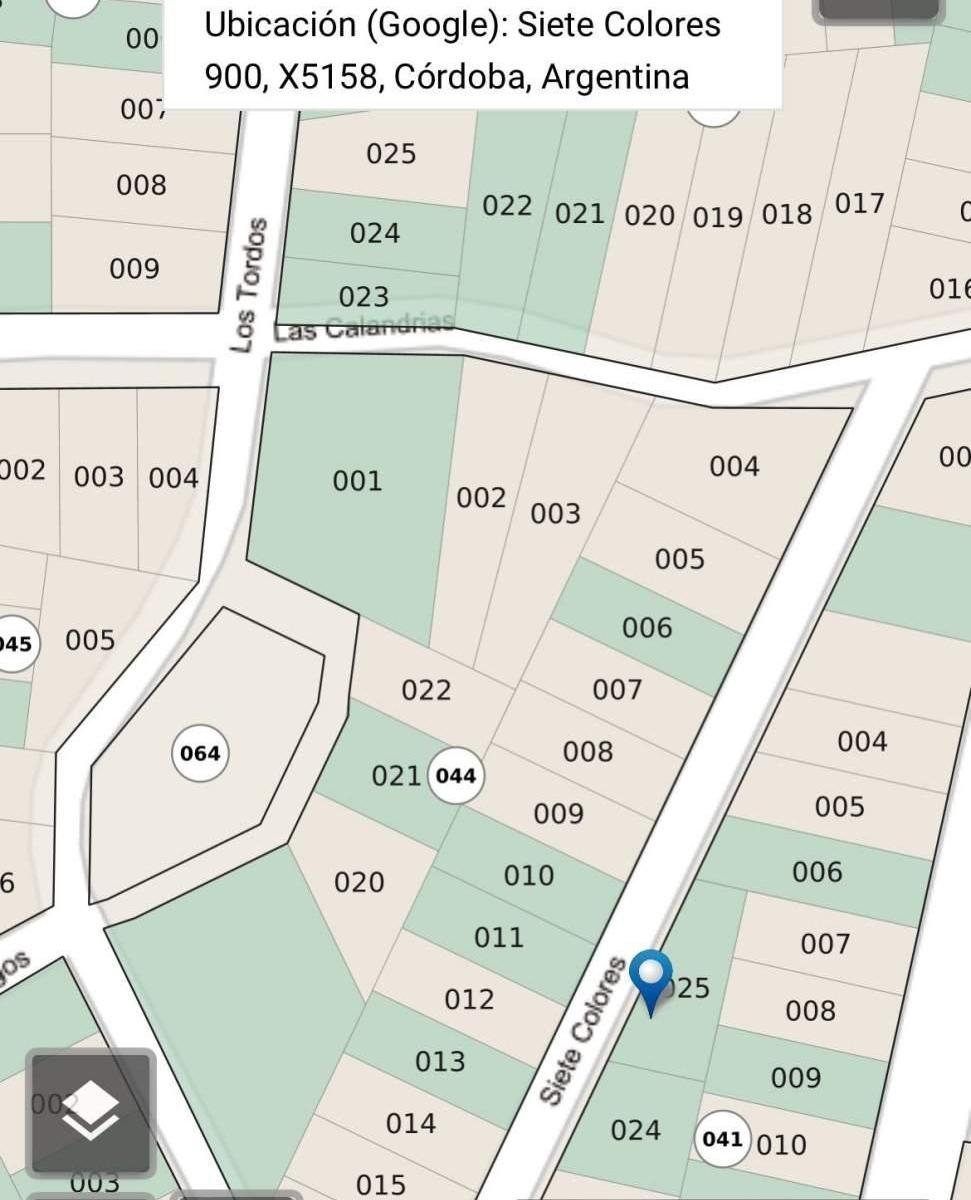 Lote Parque Siquiman 633 m² - Villa Las Mojarras 1