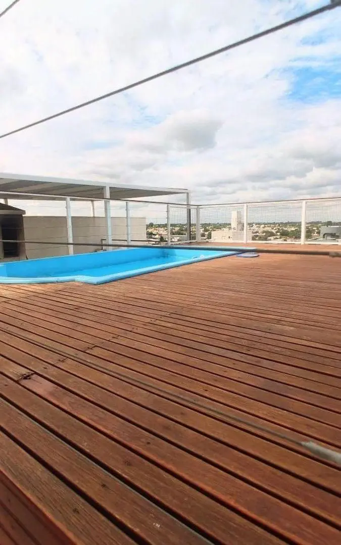 Inversionista Venta Dpto .1 dorm B° Pueyrredón, balcón, cochera, terraza, pileta y asador. 3