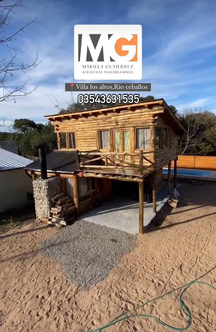 Venta Cabaña de Troncos con Pileta en Rio Ceballos 4
