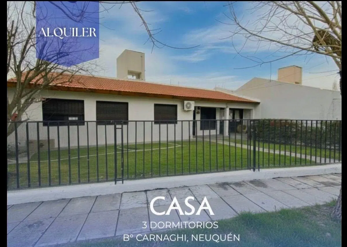 ALQUILO CASA 3 DORMITORIOS B° CARNAGHI NEUQUEN CIUDAD 8
