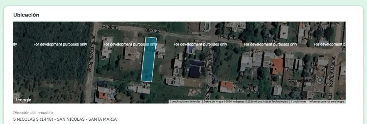 TERRENO EN VENTA – MALAGUEÑO 4