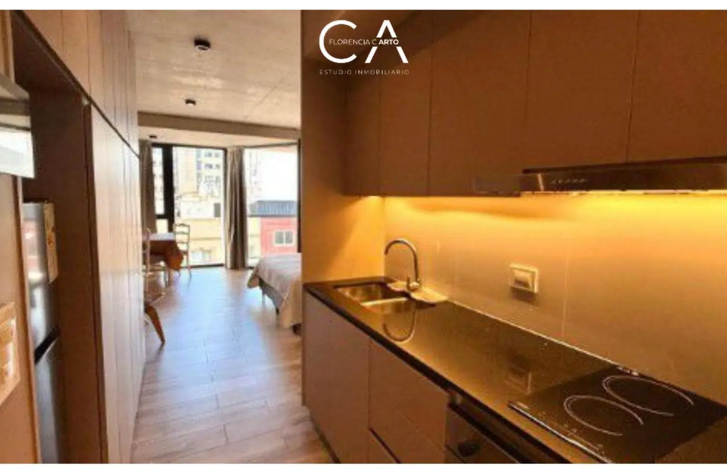 Moderno Monoambiente Con Balcon Y Terminaciones De Categoria - Bonjo 10 4