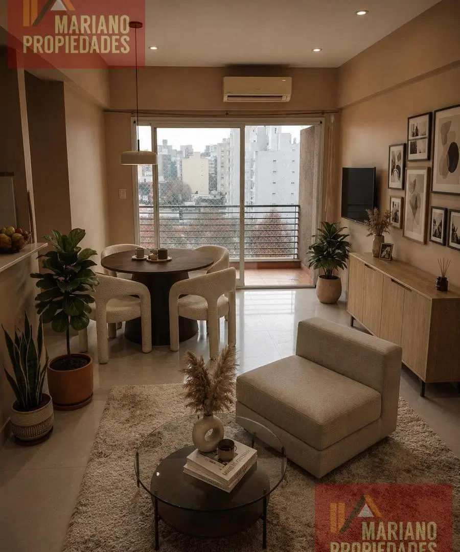 Departamento contrafrente con balcon 1