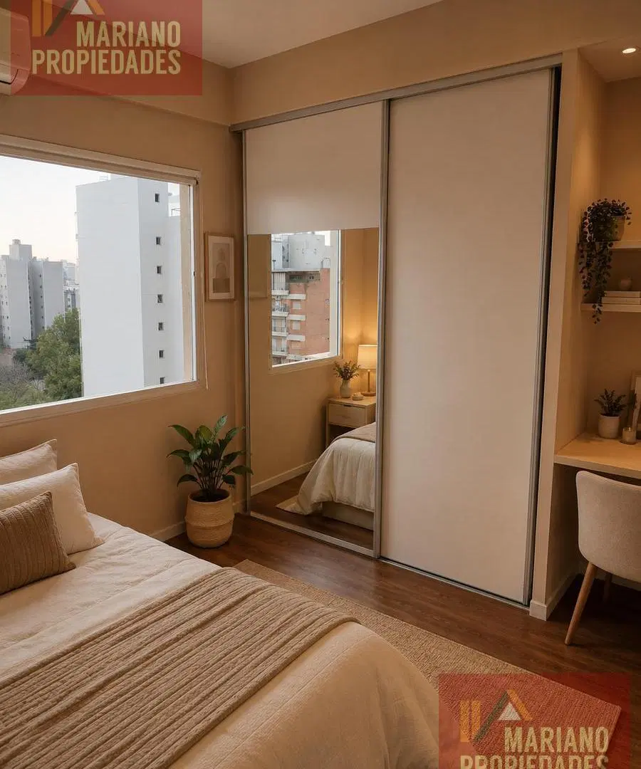 Departamento contrafrente con balcon 4