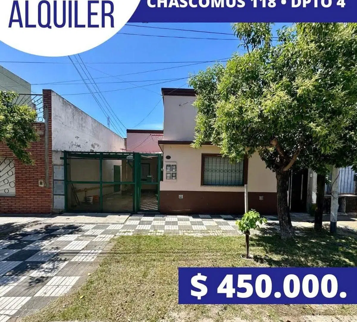 DPTO TIPO CASA EN PRIMER PISO 2 AMBIENTES 1