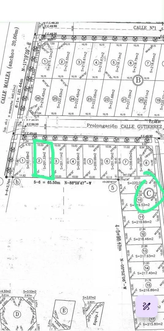 Terreno en venta en General Gutierrez- Maipu 3