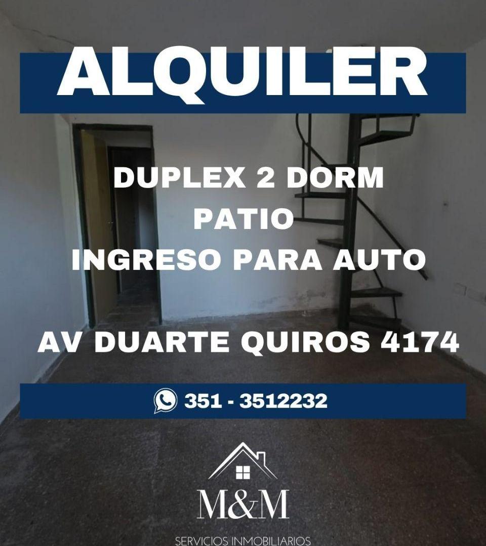 DUPLEX EN ALQUILER 2 DORM