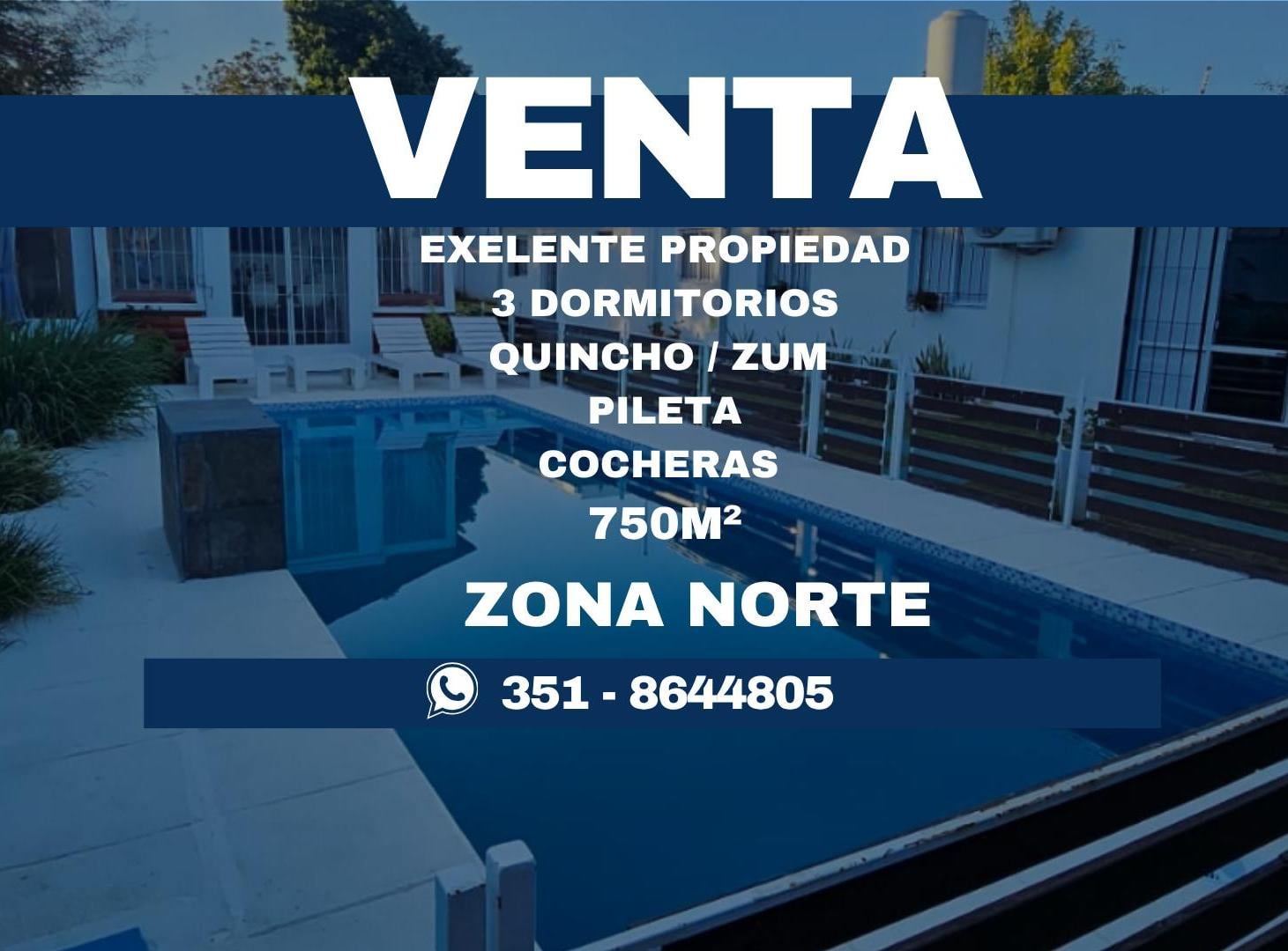Foto de CASA DE 750 m² DE 3 DORMITORIOS CON PILETA Y QUINCHO EN VENTA EN CERRO, imagen 1