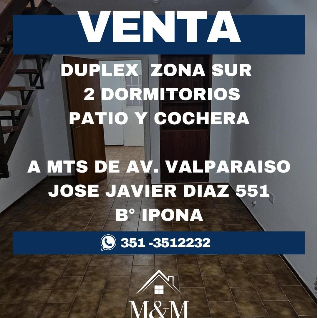 DUPLEX EN VENTA ZONA SUR