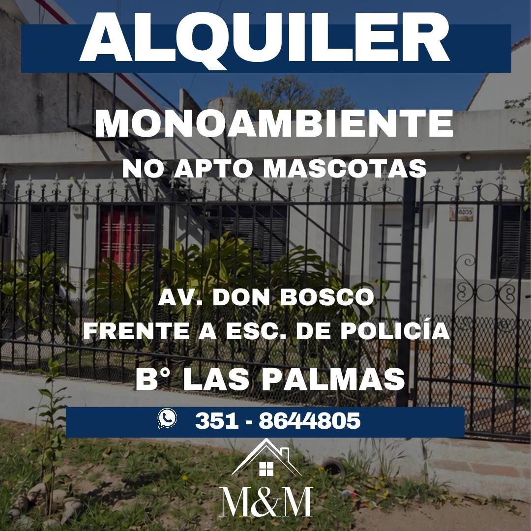 MONOAMBIENTE EN ALQUILER | AV. DON BOSCO