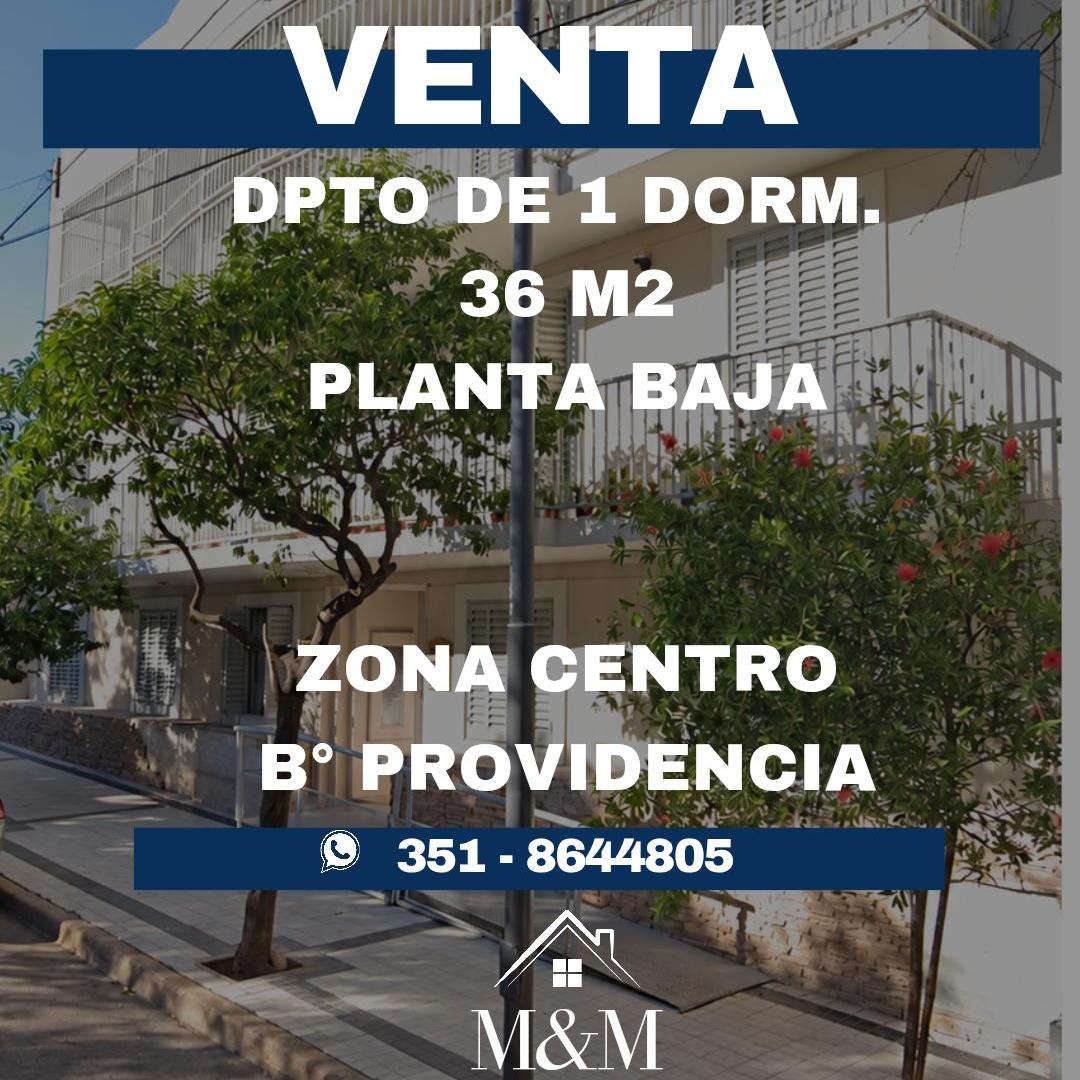 DEPARTAMENTO EN VENTA DE 1 DORMITORIO | Bº PROVIDENCIA