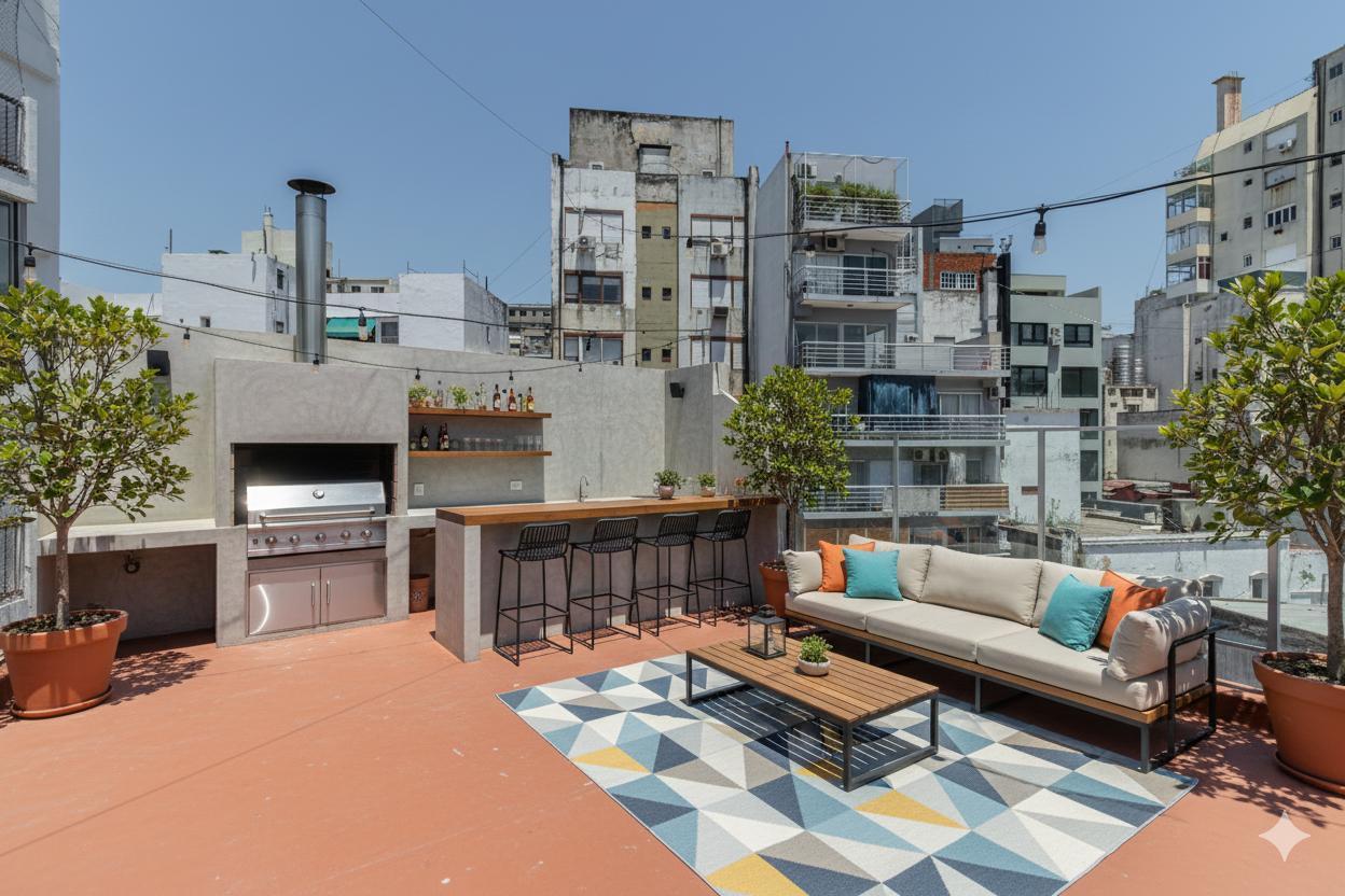 Departamento Duplex de 4 ambiebtes con gran terraza propiaen Recoleta