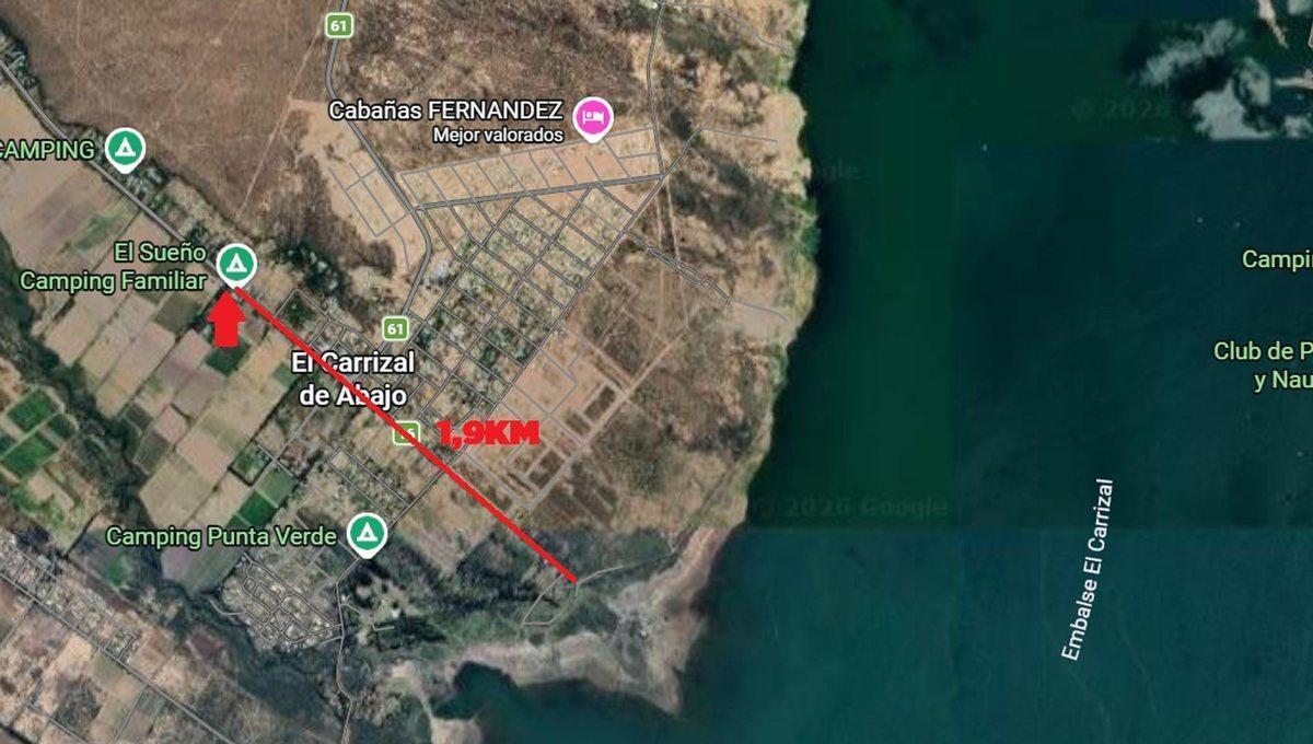 LOTE CARRIZAL SOBRE RUTA 16