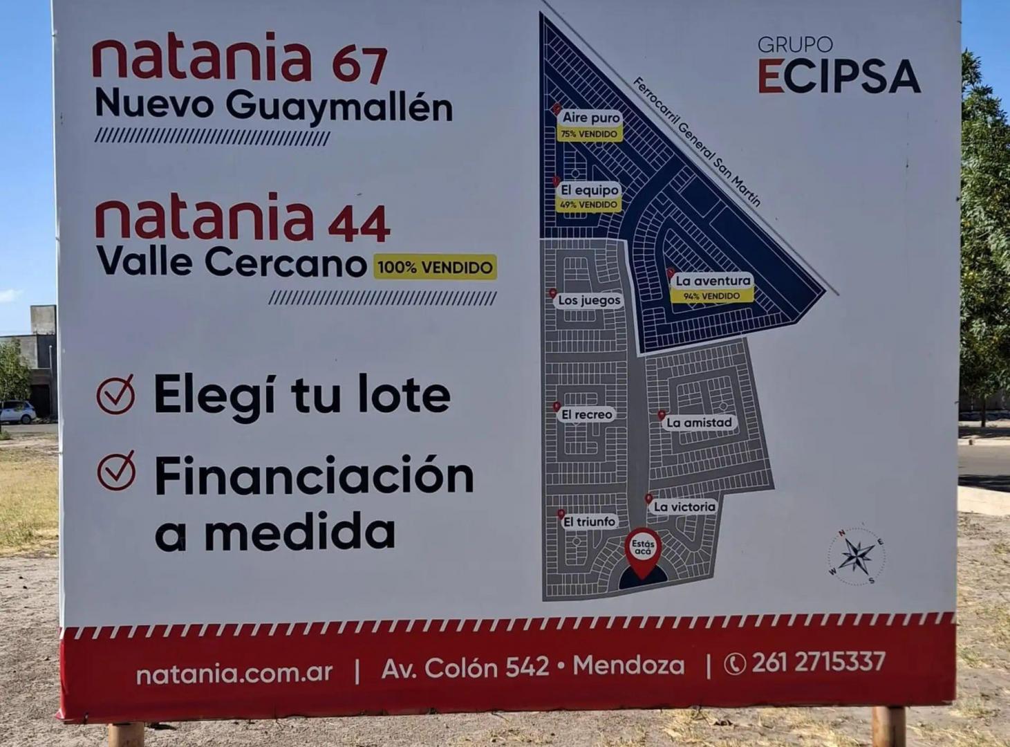 Foto de REMAX VENDIMIA VENDE LOTE NATANIA 44 GUAYMALLEN, imagen 4