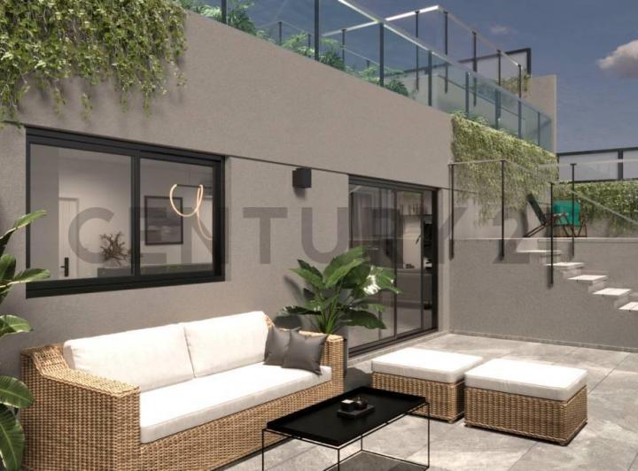 Venta de pozo - unidad de 5 ambientes con jardín y piscina privada en Villa Urquiza 5