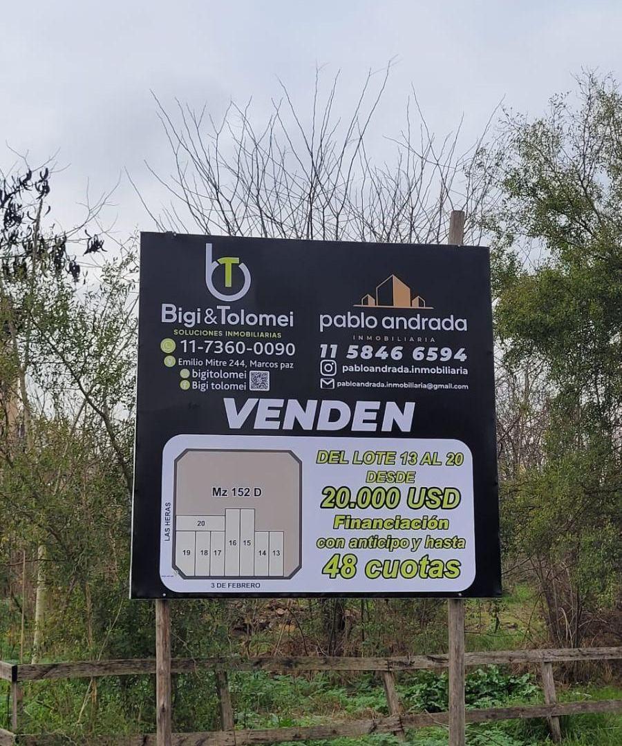 Foto de Lotes en Venta en Marcos Paz – 3 de Febrero y Las Heras – Financiación, imagen 1