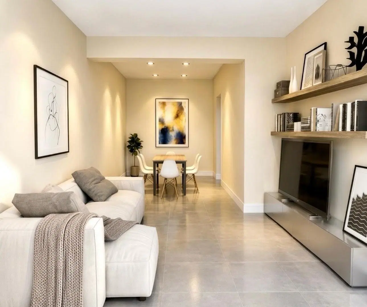 Departamento 2 hab. 74m² 2