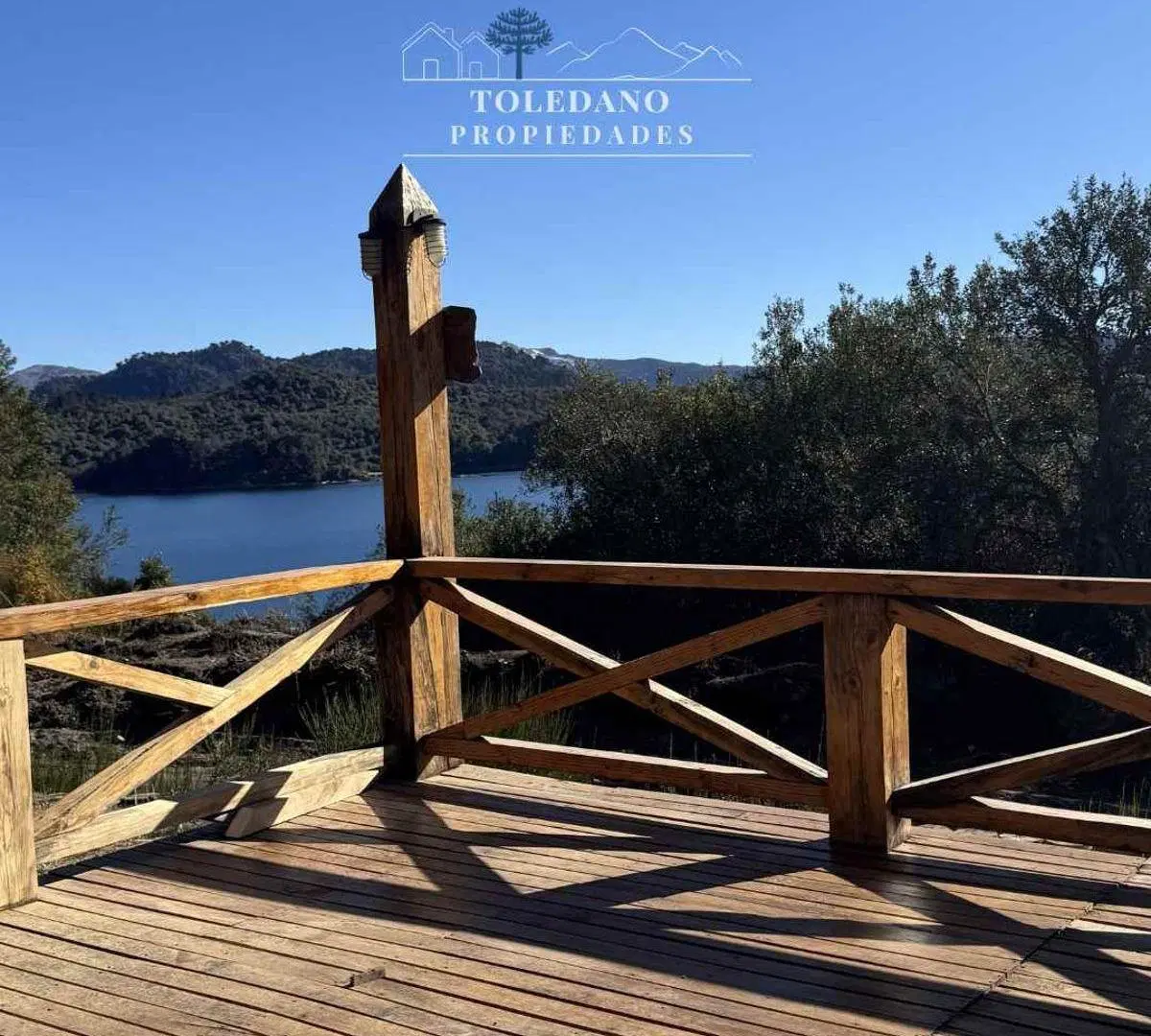 ALQUILER TURISTICO CABAÑA VISTA AL LAGO ALUMINE 2
