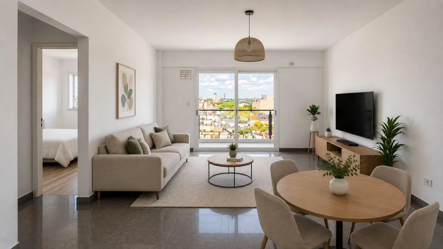 ALQUILER DE DEPARTAMENTO 2 AMBIENTES C/COCHERA SANTOS LUGARES C/ AMENITIES 2
