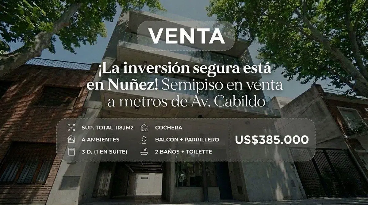 High Park Nuñez  |  4 ambientes c/cochera 2