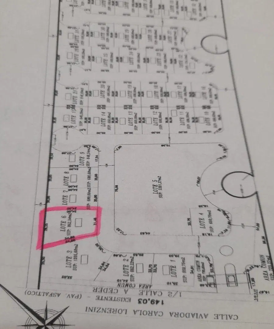 LOTE CENTRAL EN EL BARRIO SOLAR DE ALVAREZ 4