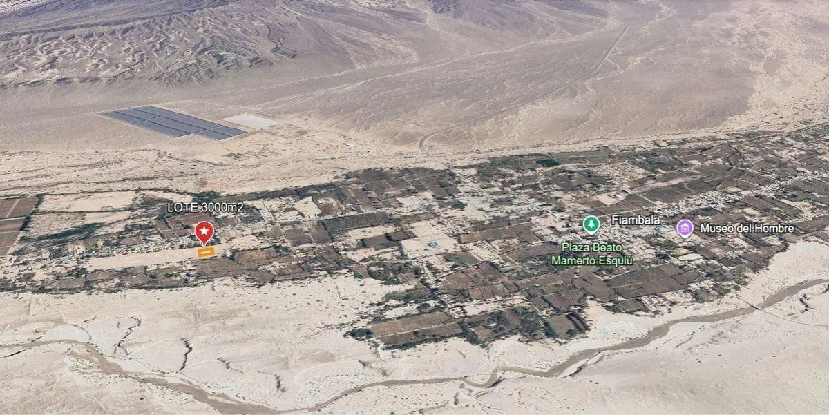 VENTA LOTE FIAMBALA CATAMARCA 3000 M2 DESARROLLO 4