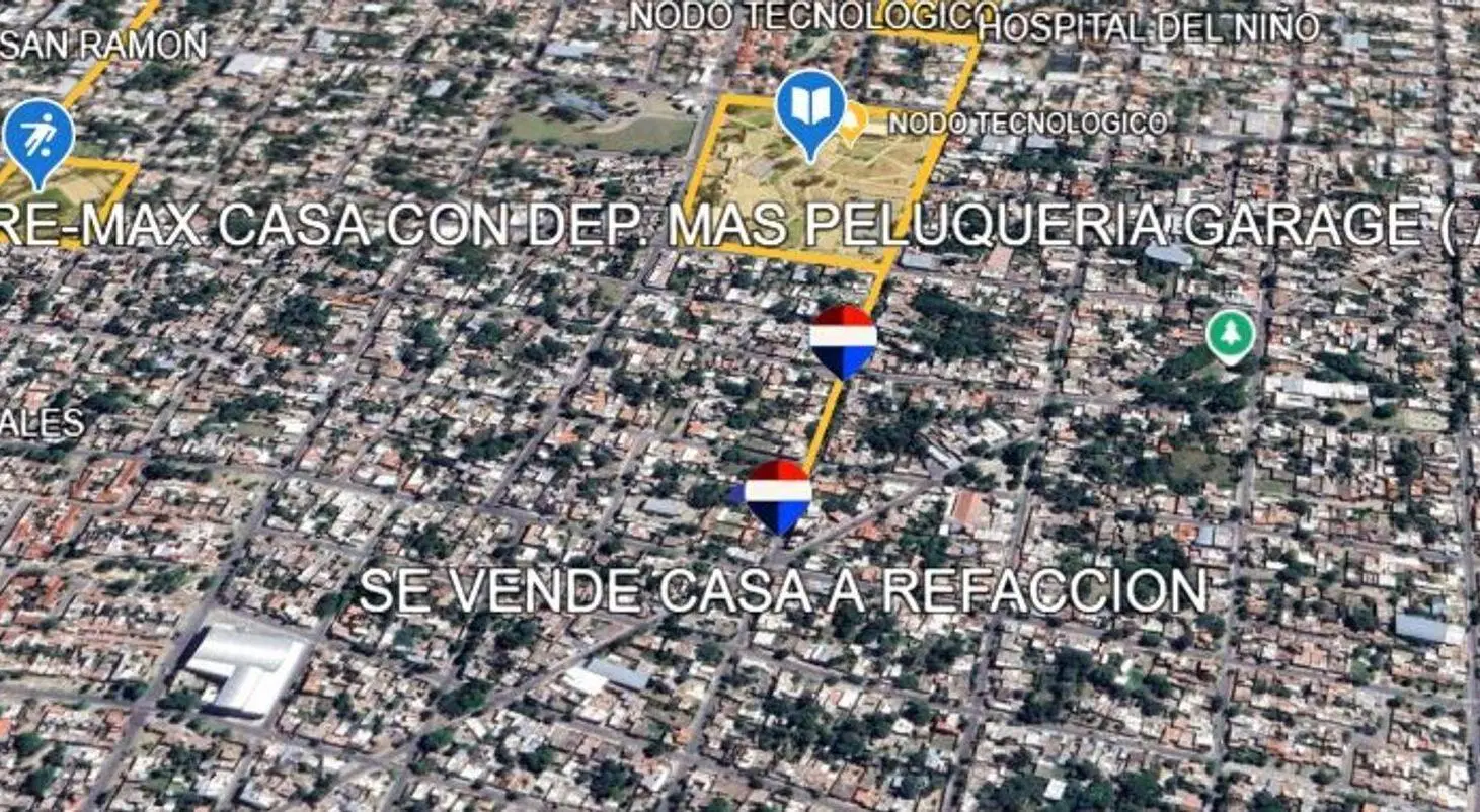 SE VENDE CASA 470M2 DE SUP. A REFACIONAR CAPITAL 5