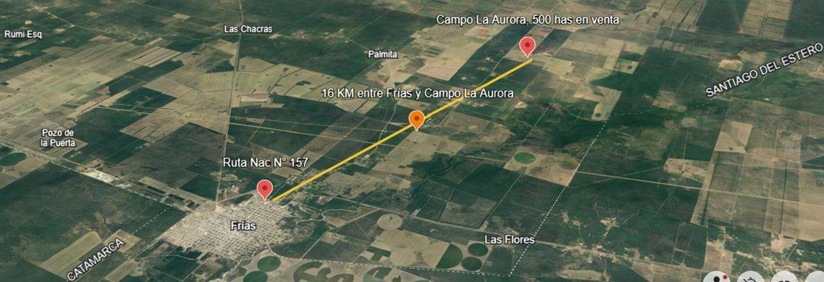 SE VENDE CAMPO DE 500 HAS EN DPTO LA PAZ CATAMARCA
