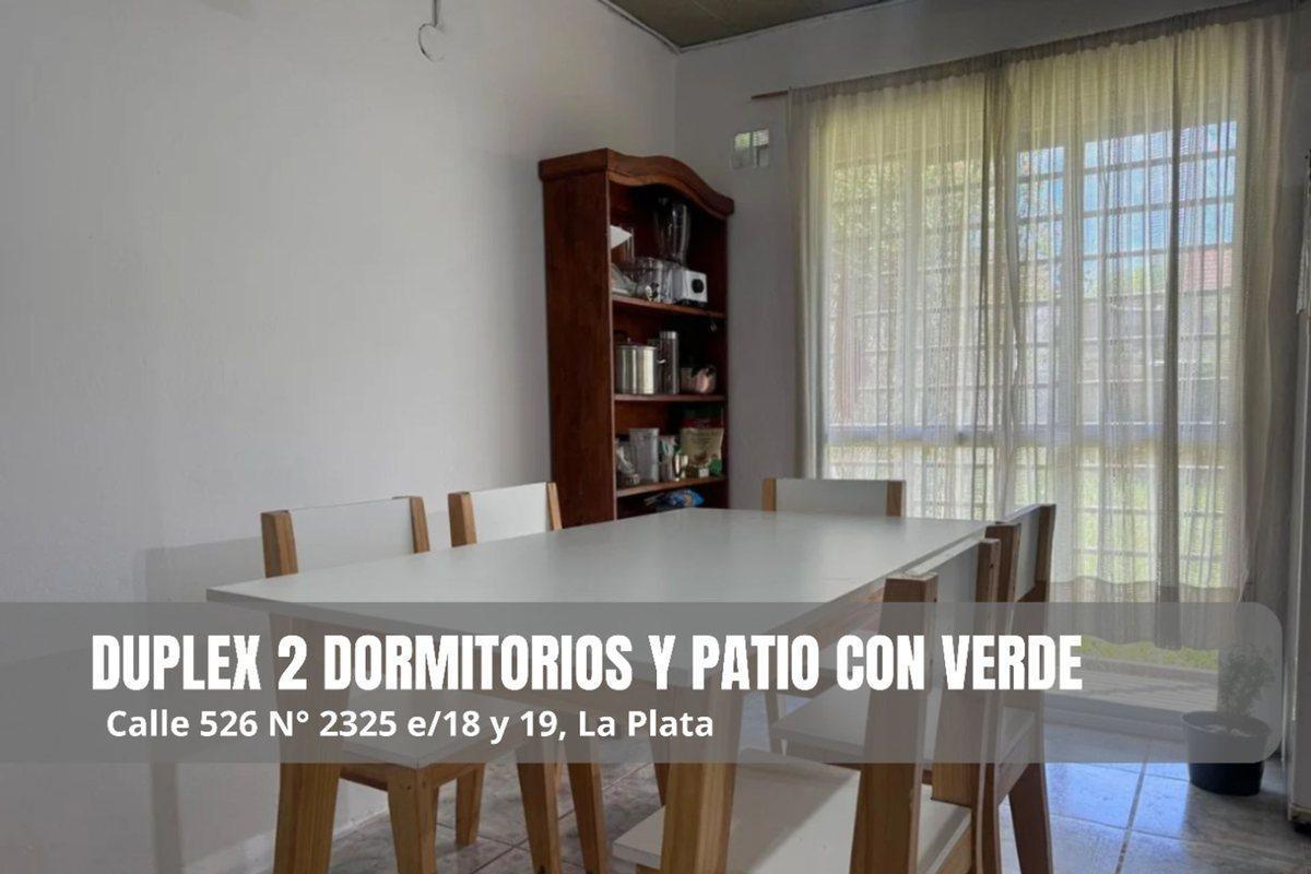 DUPLEX EN VENTA LA PLATA 2 DORMITORIOS