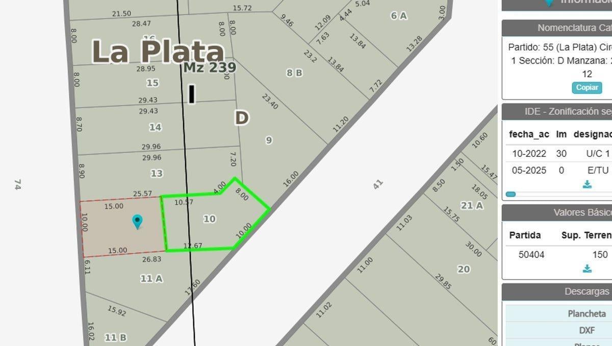 Foto de Lote en venta La Plata Constructor U/C1, imagen 1