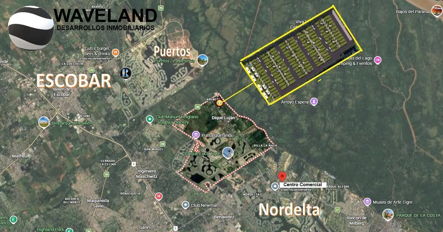 Terreno en venta Dique Luján - Ideal desarrollo Barrio Náutico y comercial 4