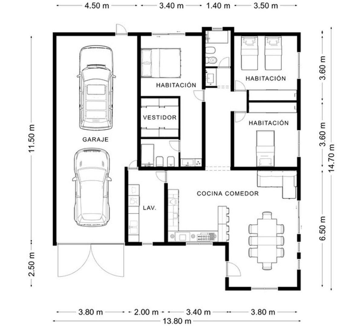 Casa de 3 dormitorios con pileta y 1.100 m² de terreno en Cuadro Benegas