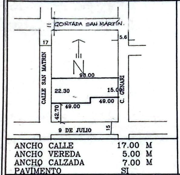 Foto de VENDO Lote sobre Av San Martin N°642, Apto Locales comerciales y Housing, imagen 4