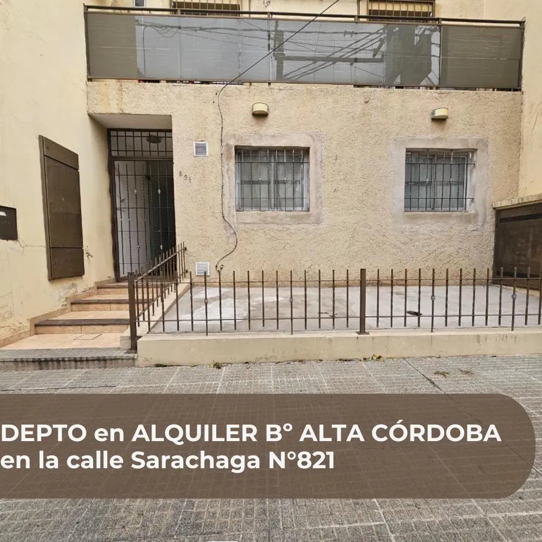 DEPTO en ALQUILER BºALTA CÓRDOBA en la calle Sarachaga Nº821 4