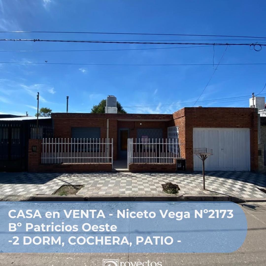 Foto de CASA en VENTA BºPATRICIOS OESTE - 2 DORM - COCHERA - PATIO -., imagen 1