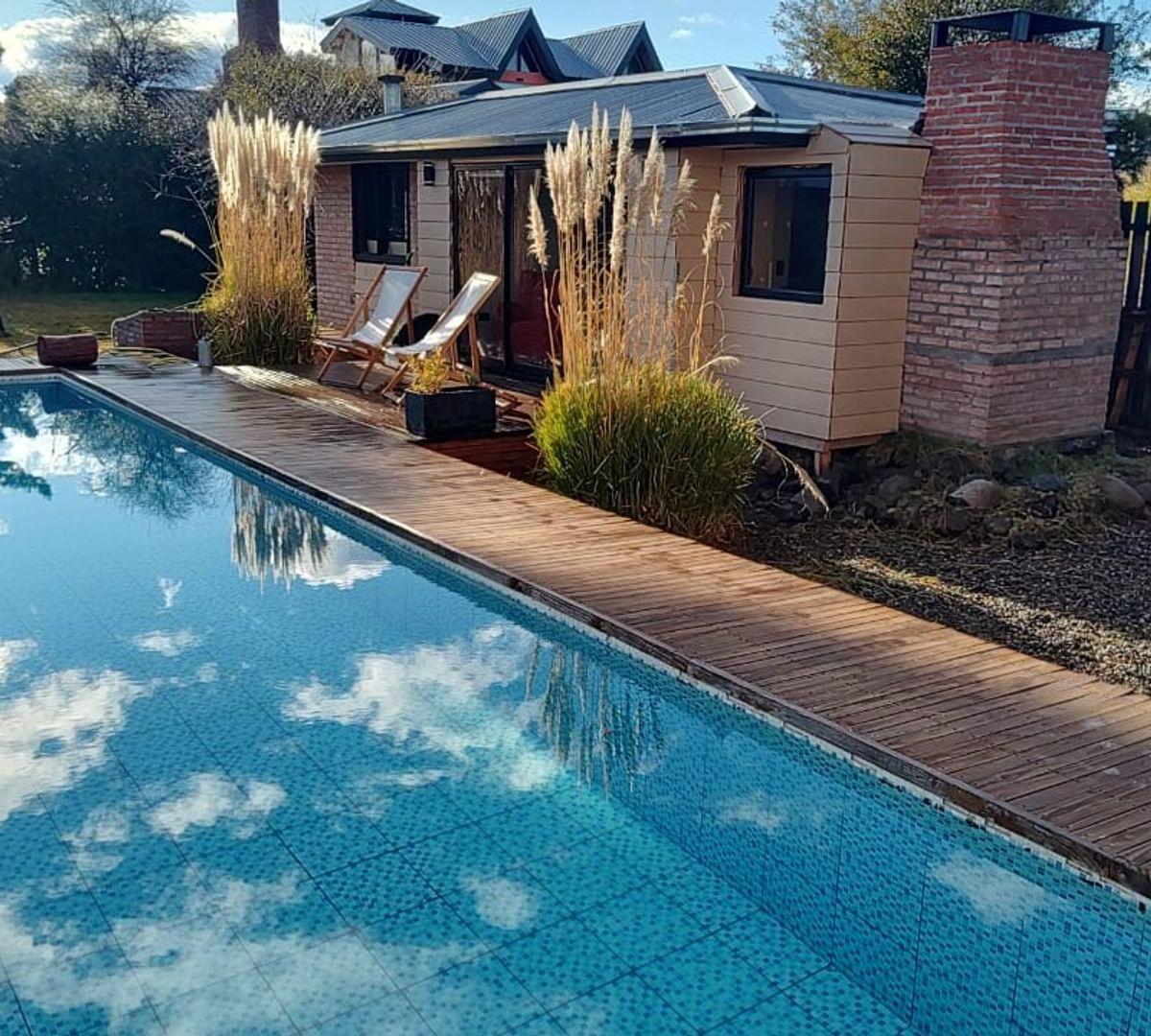 Casa en Trevelin - Vista Al Río y Pileta Climatizad 1