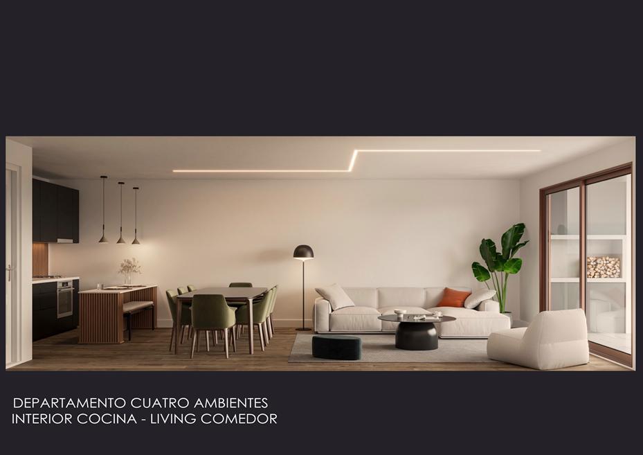 Depto 3 Amb con Impresionante Balcón Terraza 2