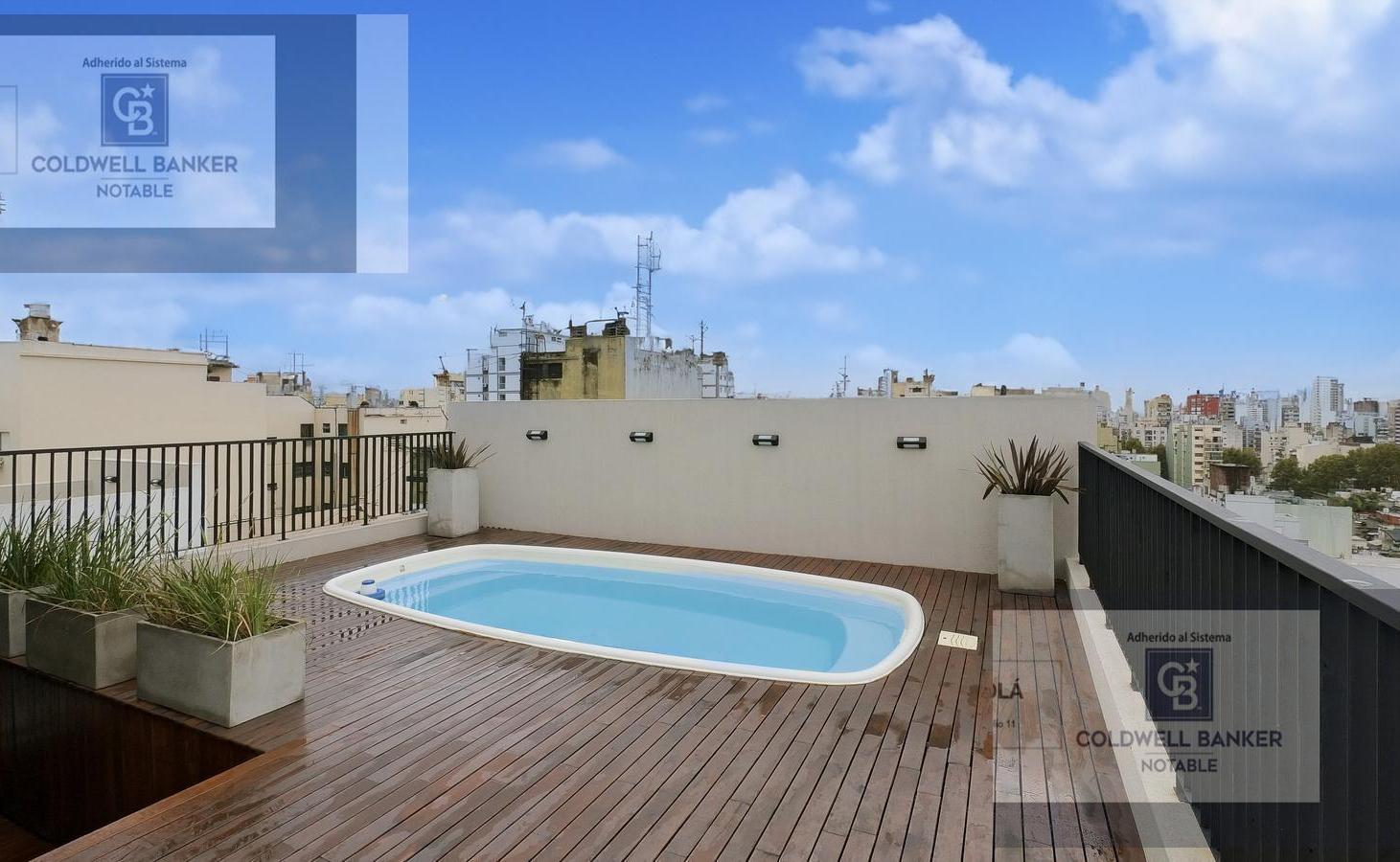 Foto de VENTA APTO CREDITO Mono ambiente con balcón y amenities, imagen 3