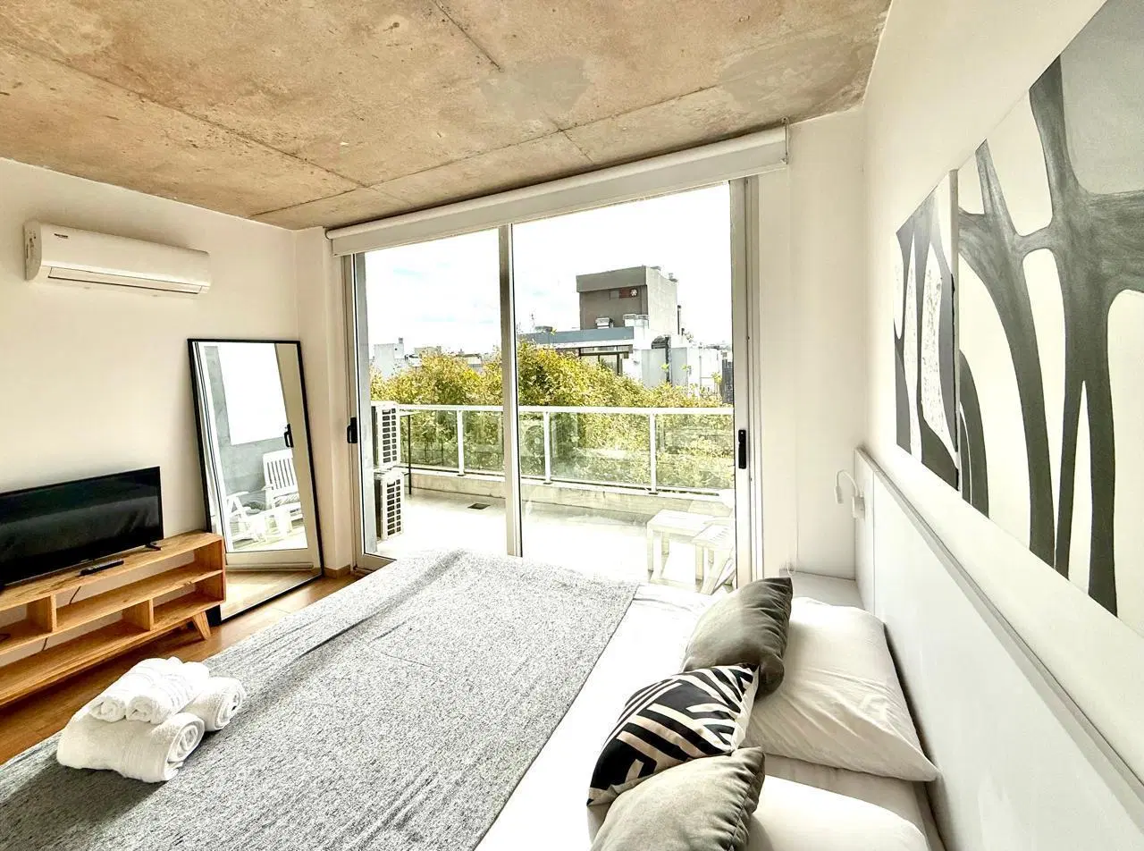 Excelente Departamento 2 ambientes 80 mt2 con balcón terraza en Palermo Hollywood 8