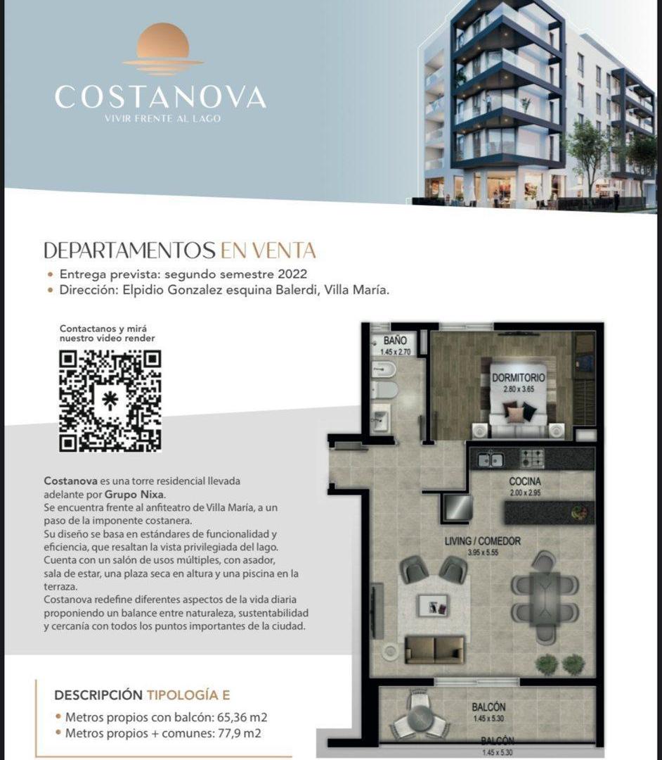 Foto de VENTA DTO.UN DORM.DE CATEGORIA FRENTE AL LAGO V.M., imagen 5