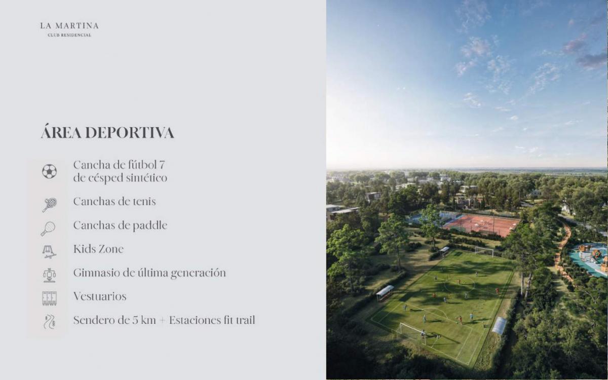 Foto de LA MARTINA CLUB RESIDENCIAL. LOTE SOBRE LA LAGUNA., imagen 3