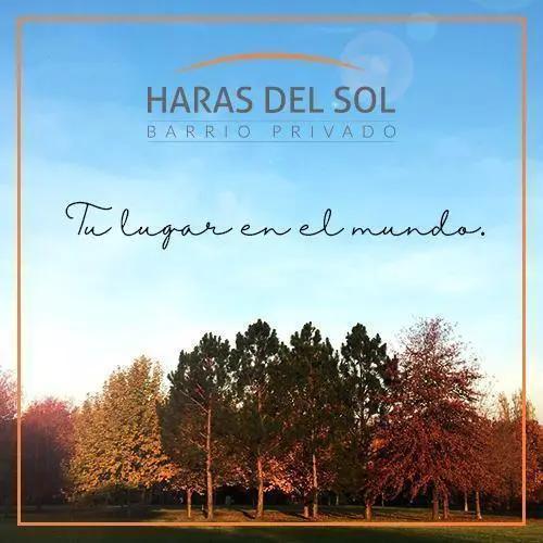 Foto de LOTE EN VENTA DE 1.688 M² EN "HARAS DEL SOL"-PILAR. CON PROYECTO DE, imagen 1