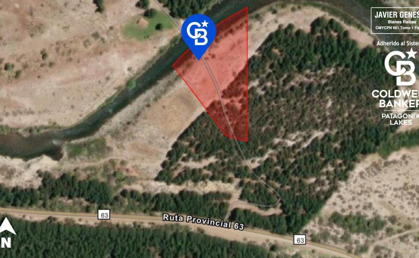 VENTA Terreno de 9058 m2, sobre orillas del Caleufú. San Martín de los Andes.