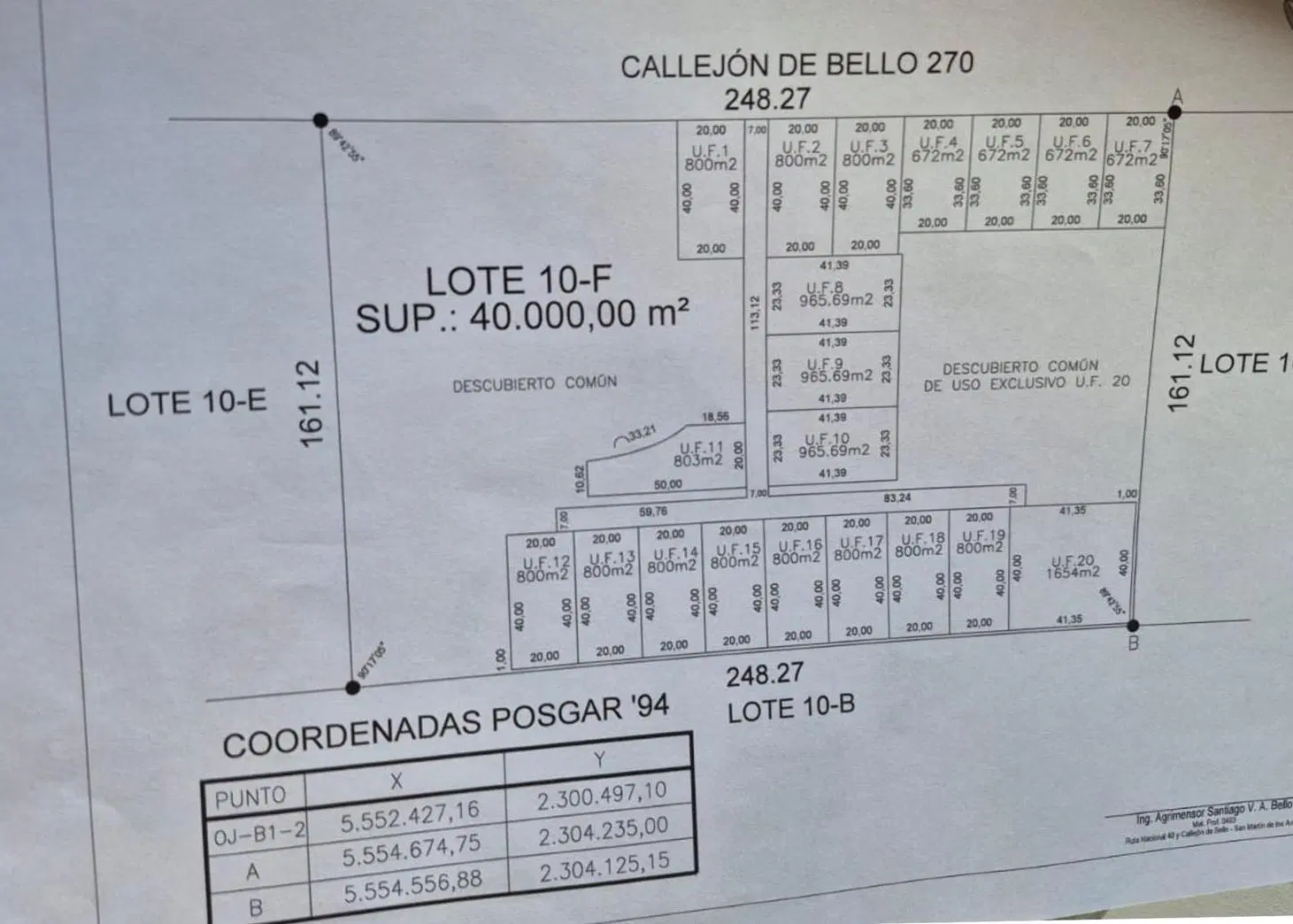 VENTA Lote 800m2 UF14-10 F Callejón de Bello, San Martin de Los Andes 5